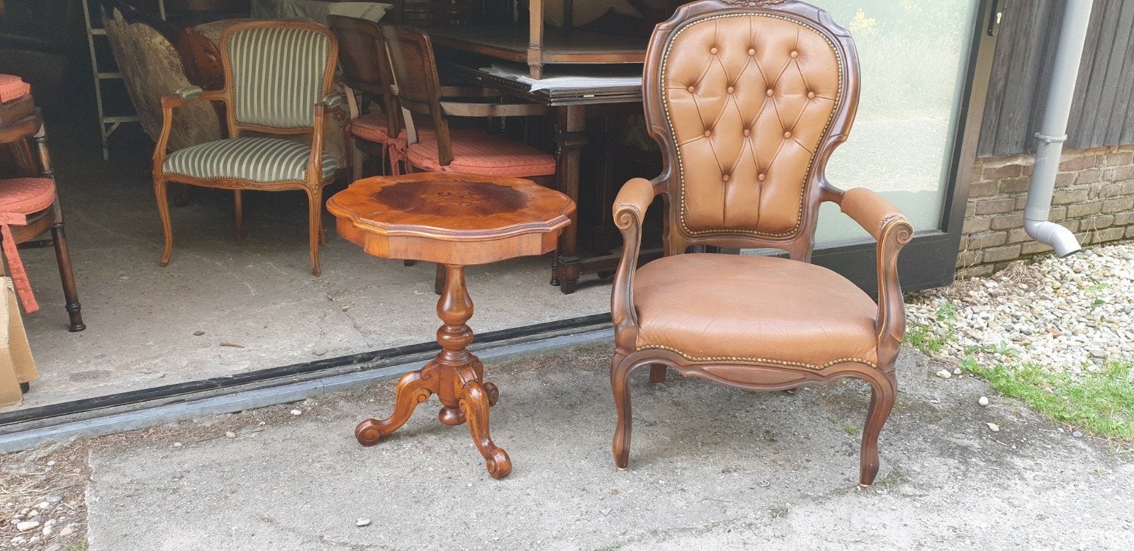 Barok Fauteuil - Klassieke Stijlvolle Stoel, Ophalen