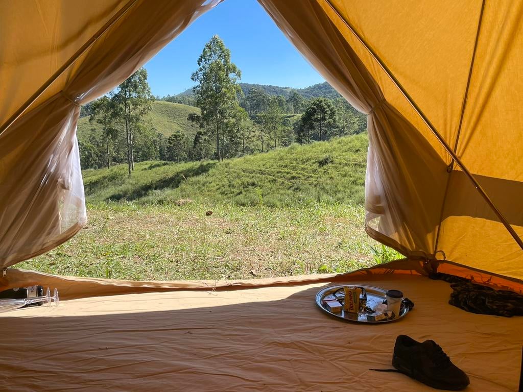Canvas Bell Tent nieuw in doos!, Caravans en Kamperen, Tenten, Ophalen of Verzenden, Nieuw, Tot en met 6