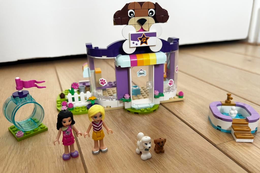 #41691-Hondendagopvang, lego friends, Ophalen of Verzenden, Zo goed als nieuw, Complete set, Lego