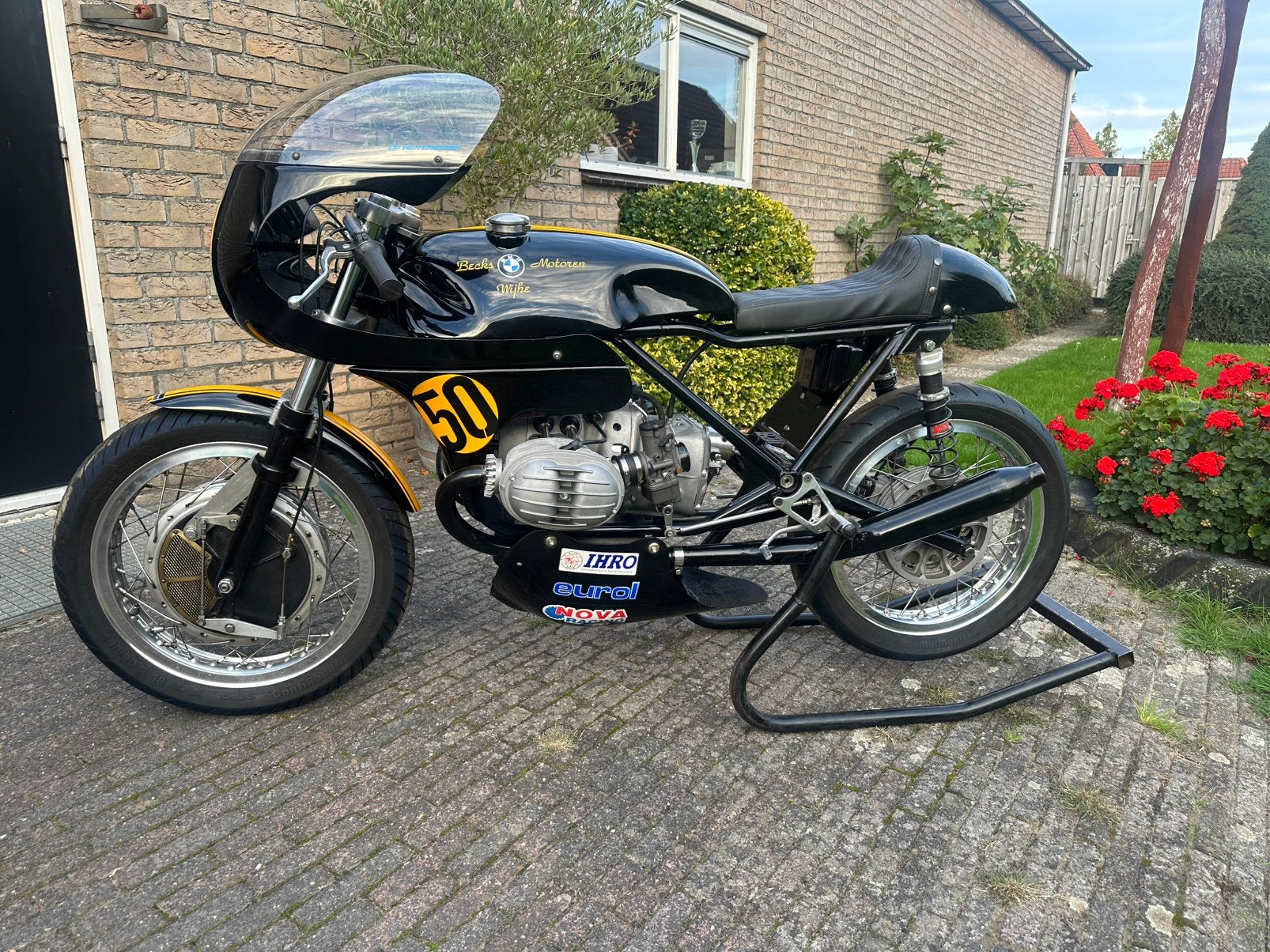 Prachtige BMW R50S Classic Racer.