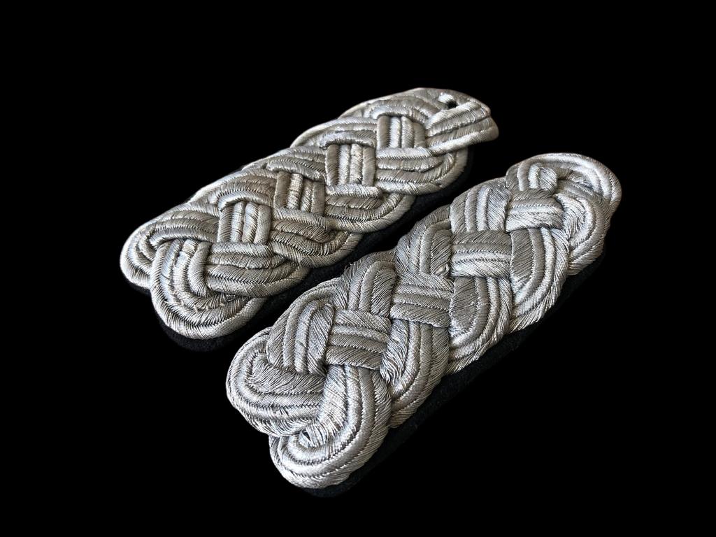 WH WW2 Engineer Major schouderstukken, Verzamelen, Militaria | Tweede Wereldoorlog, Embleem of Badge, Duitsland, Ophalen of Verzenden
