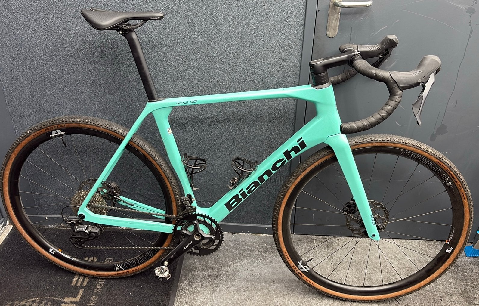 Bianchi impulso gravelbike grx groep carbon frame, Carbon, Zo goed als nieuw, 57 tot 61 cm, Meer dan 20 versnellingen