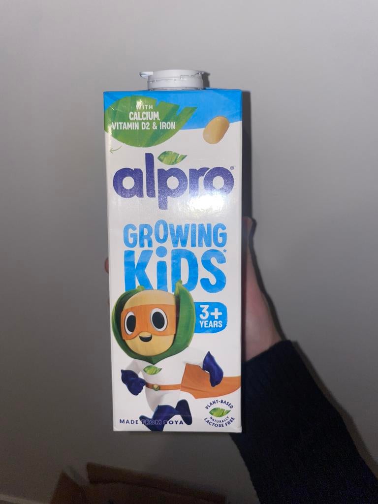 8x Alpro soja growing kids 3+ melk, Ophalen of Verzenden