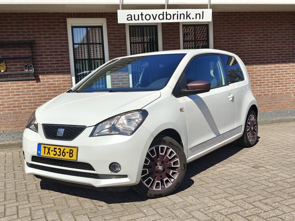 SEAT Mii 1.0 Mii by Mango, CRUISE CONTROL / STOELVERWARMING, Voorwielaandrijving, Gebruikt, Mii, Wit