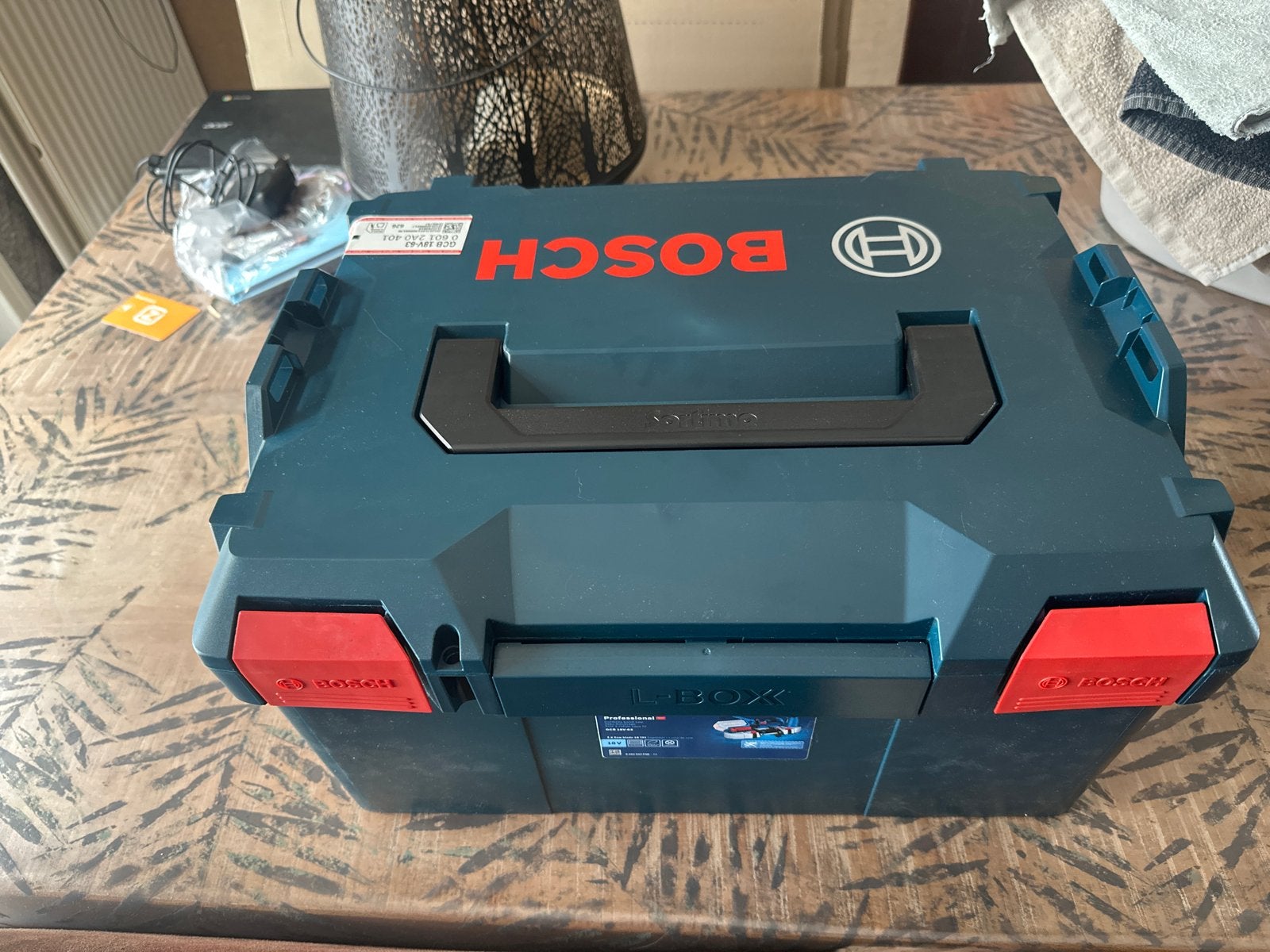 Bosch grote L-Boxx met inlay voor GCB 18V-63 accu bandzaag, Ophalen of Verzenden, Nieuw