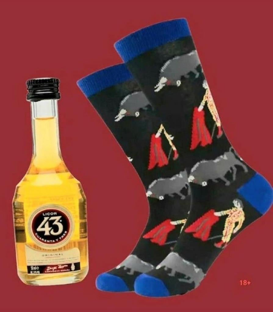 MATADOR SOKKEN + MINI FLESJE SPAANSE LICOR 43, Ophalen of Verzenden, Nieuw
