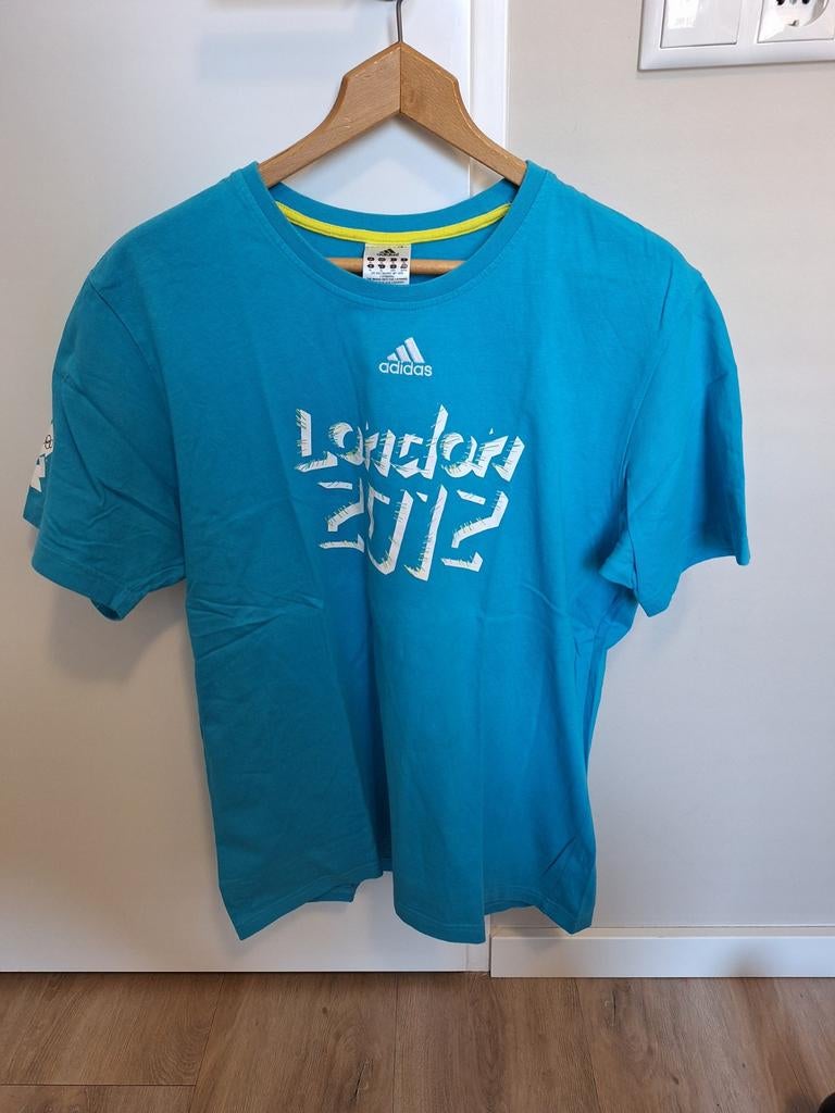 Adidas London 2012 T-shirt XL, Blauw, Maat 56/58 (XL), Ophalen of Verzenden, Adidas