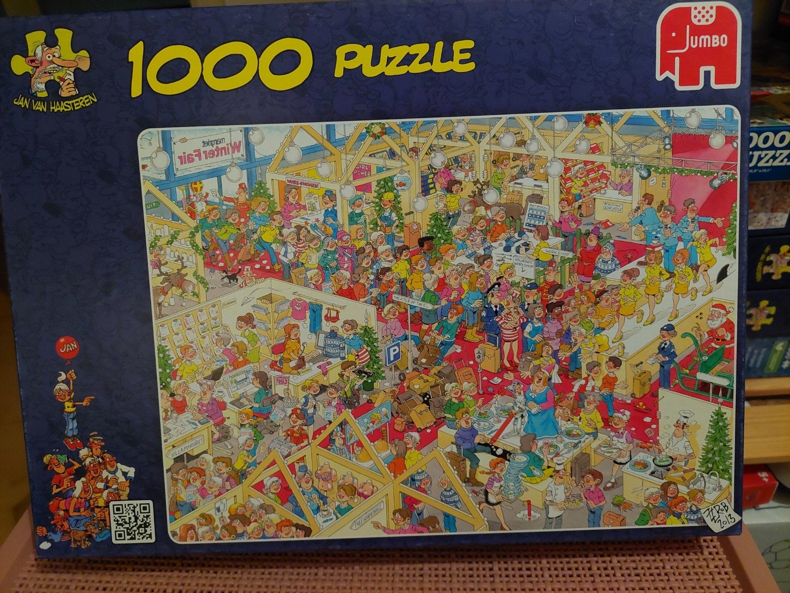 Jan van Haasteren 1000 stukjes - The Winter Fair, Hobby en Vrije tijd, Denksport en Puzzels, Ophalen, 500 t/m 1500 stukjes, Zo goed als nieuw