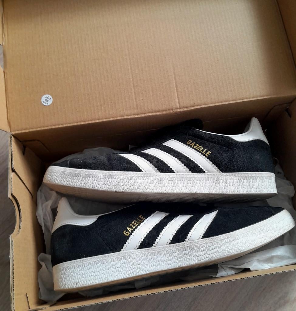Adidas Gazelle sneakers maat 40 ⅔, Adidas, Zwart, Ophalen of Verzenden, Sneakers of Gympen