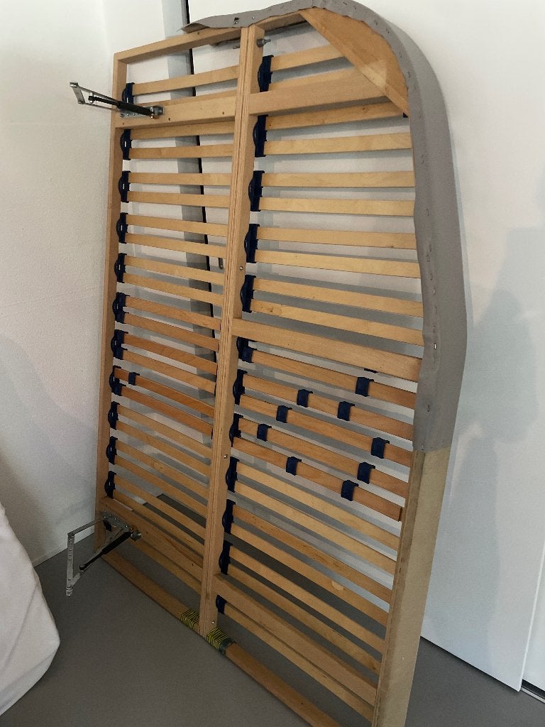 Fransbed, lattenbodem en matras caravan, Caravans en Kamperen, Caravan accessoires, Ophalen