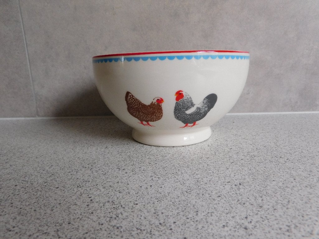 Kom 15 cm. Kip en Haan Albert Heijn, Landelijk/Boerenbont, Ophalen of Verzenden, Zo goed als nieuw, Aardewerk