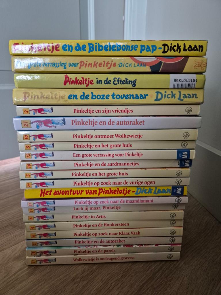 21 Pinkeltje boeken - Dick Laan - Complete set, Ophalen