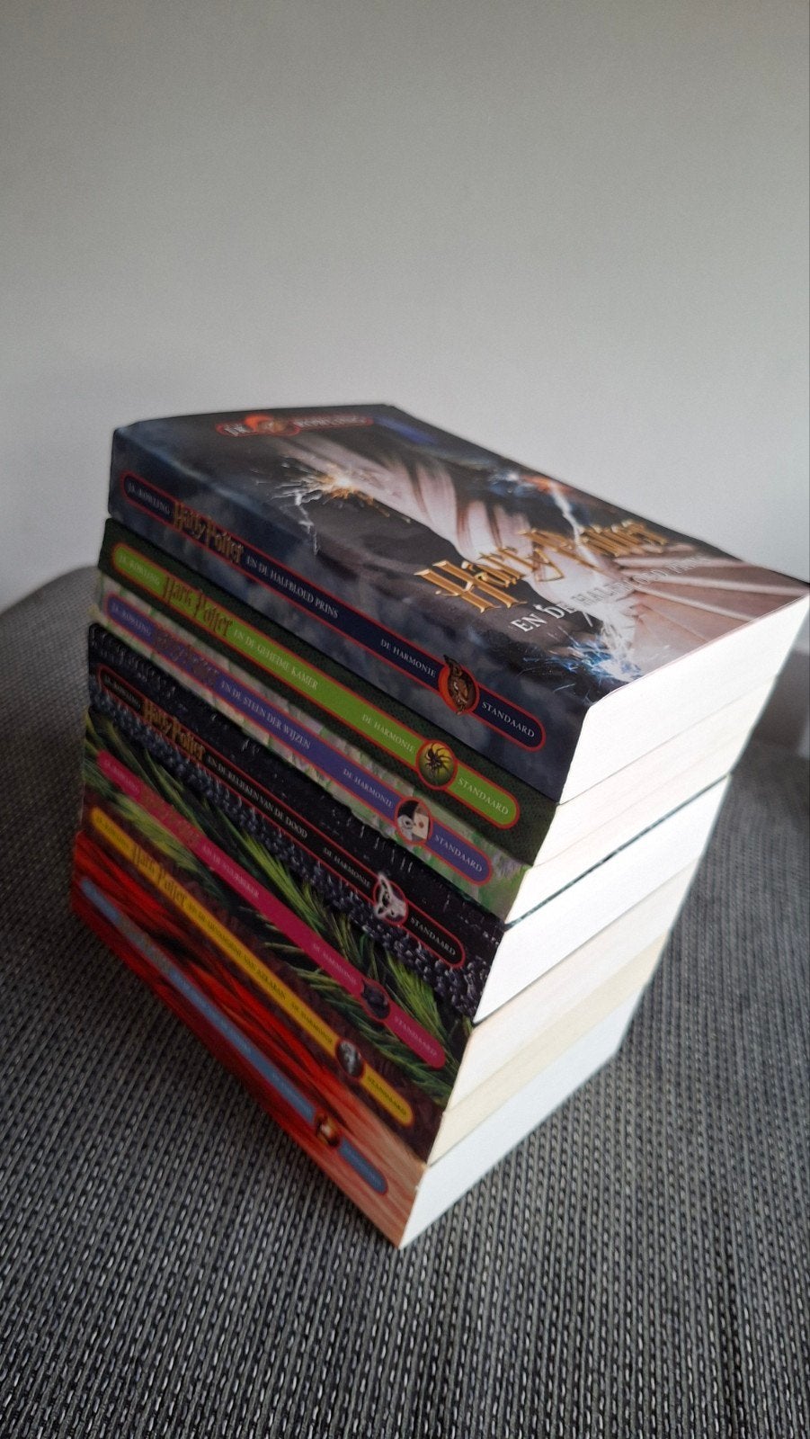 Harry Potter boeken complete reeks 1-7, Boeken, Ophalen, Gelezen