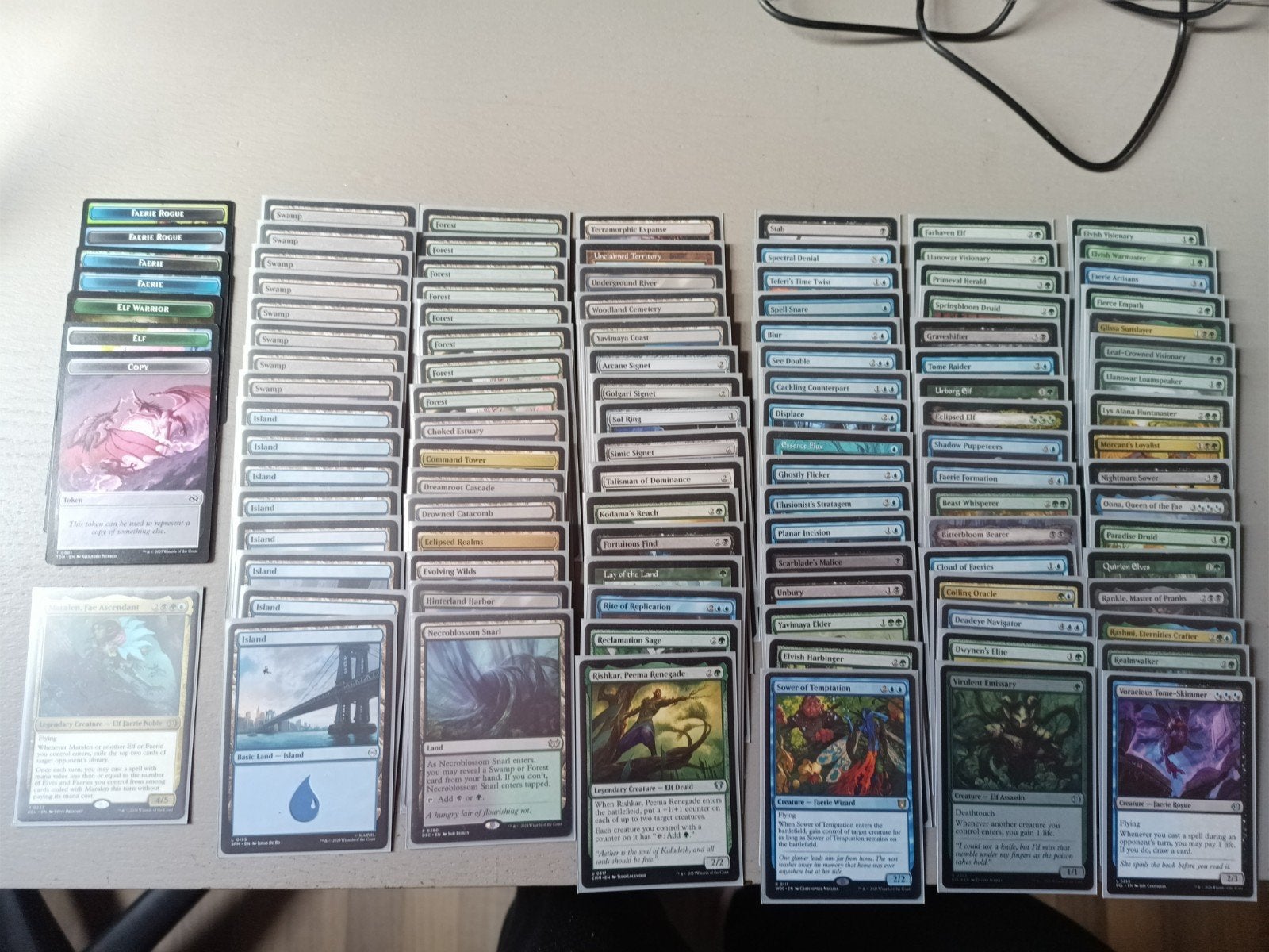 maralen commander deck, Ophalen of Verzenden, Zo goed als nieuw, Speeldeck