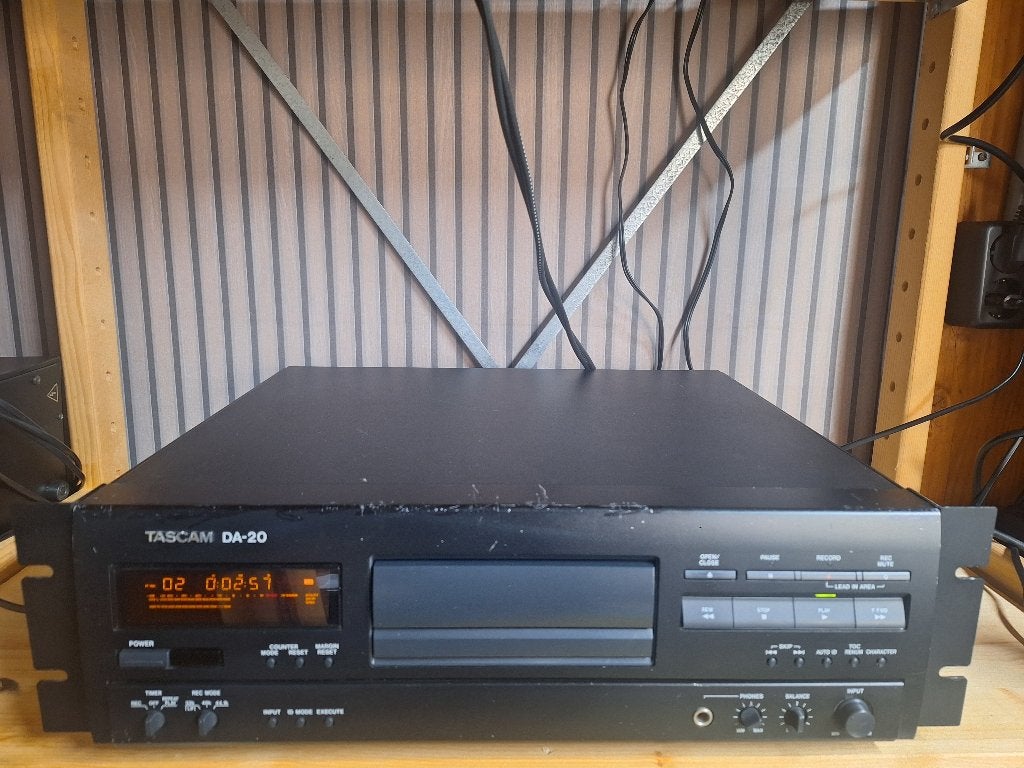 Tascam DA20 dat recorder, Ophalen, Enkel, Overige merken, Tiptoetsen