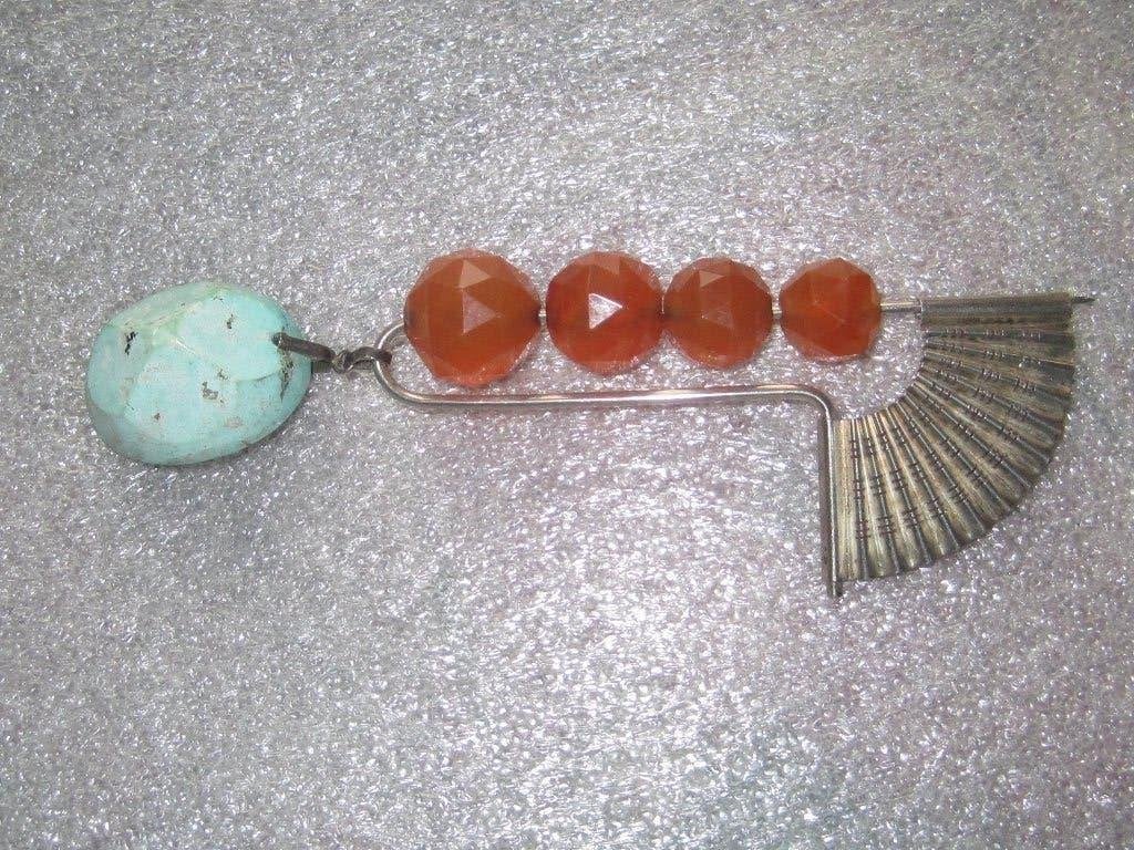 Vintage unieke sieraad met 100% Perzisch turkoois, Sieraden, Tassen en Uiterlijk, Ophalen, Overige materialen, Overige typen, Met edelsteen
