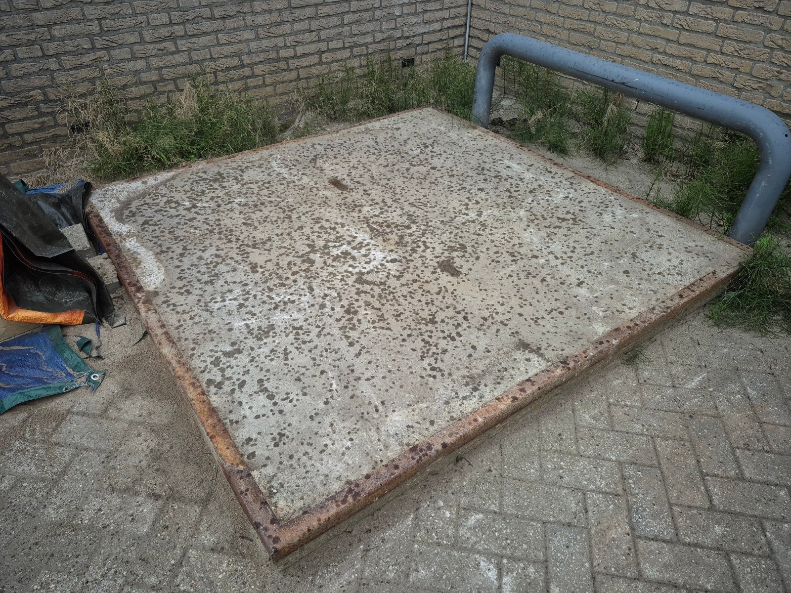 Stelconplaat met scheur - Gratis afhalen, Doe-het-zelf en Verbouw, Ophalen, Gebruikt
