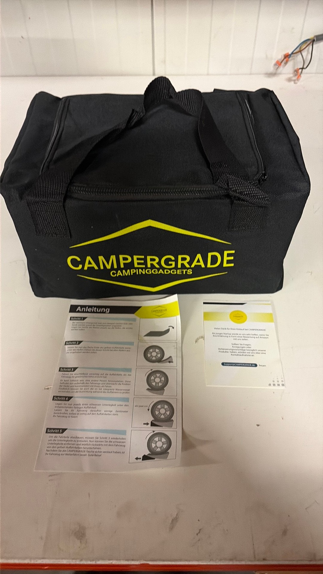 Nieuw! CamperGrade oprijblokken met opbergtas – Compleet, Ophalen of Verzenden, Zo goed als nieuw