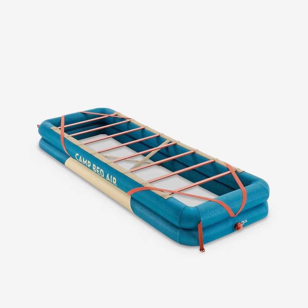 Quechua veldbed opblaasbaar (2 Stuks!!), Ophalen, Zo goed als nieuw, 1-persoons