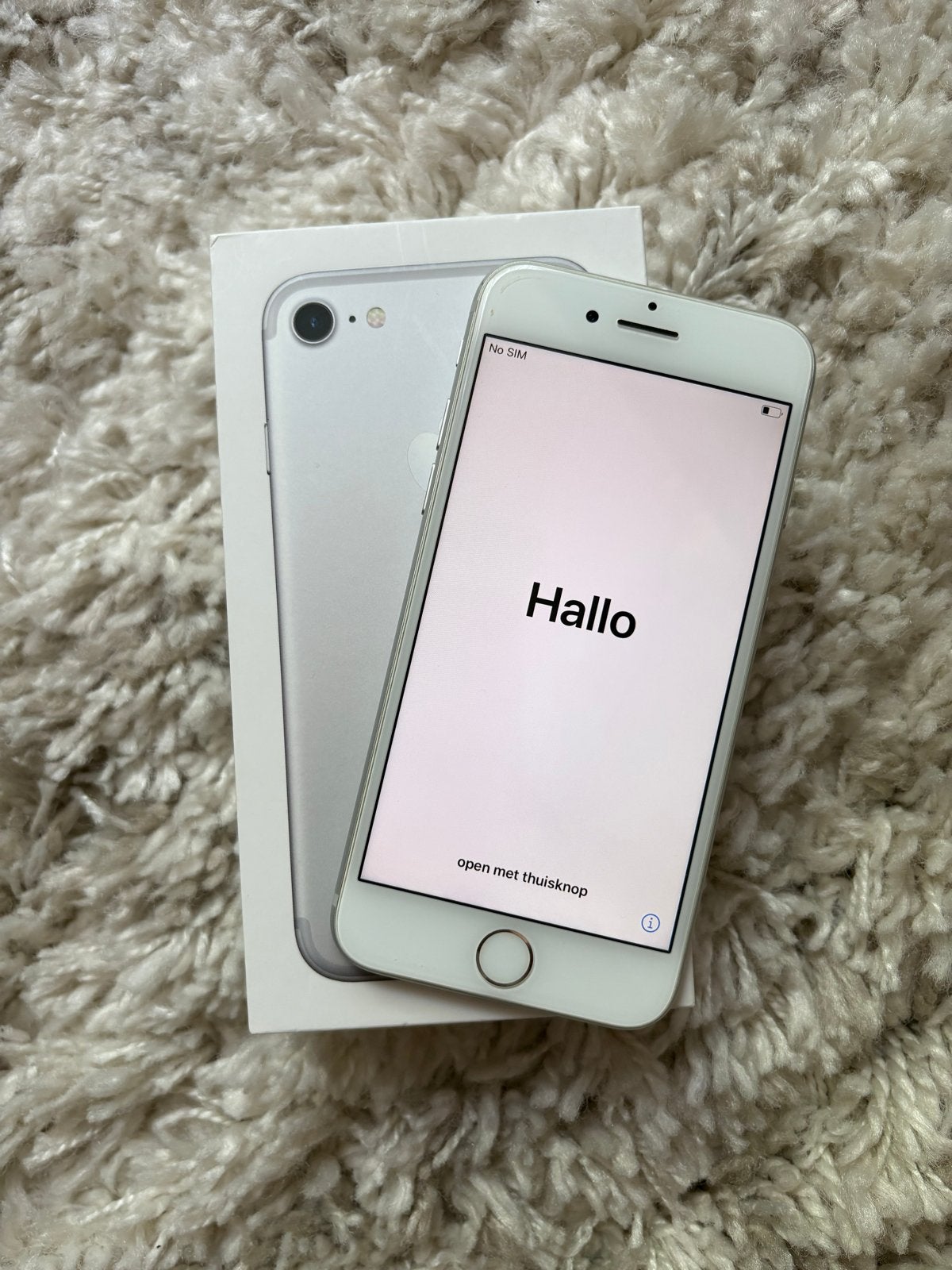 iPhone 7 32GB Zilver - Zo goed als nieuw, Telecommunicatie, Mobiele telefoons | Apple iPhone, Ophalen, 32 GB, Zo goed als nieuw