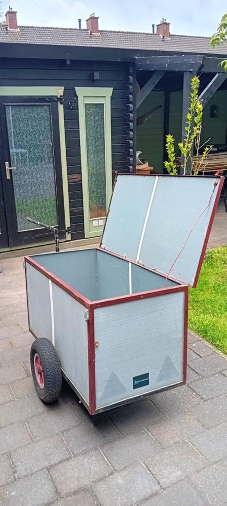 Vis aanhanger voor fiets, Fietsen en Brommers, Fietsaccessoires | Aanhangers en Karren, Ophalen, Gebruikt, Overige typen, 20 tot 40 kg