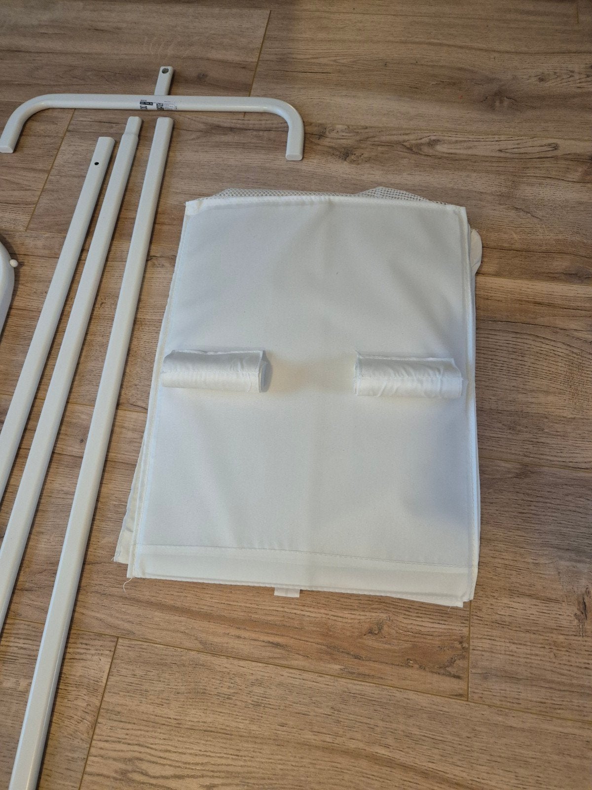 IKEA Mulig kledingrek incl. Skubb organizer, wit, Ophalen, Zo goed als nieuw, Overige typen