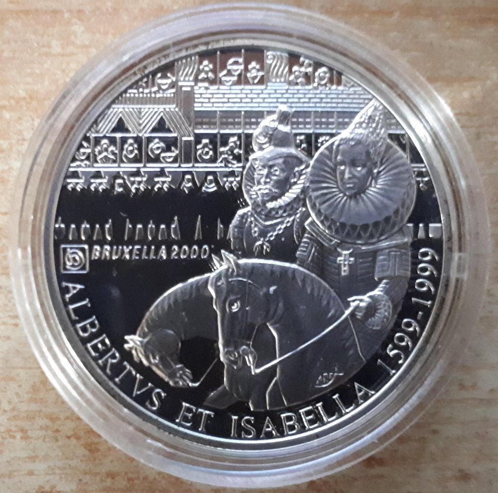 België, 500 Francs 1999 - zilver Proof, Zilver, Ophalen of Verzenden, Losse munt, Zilver