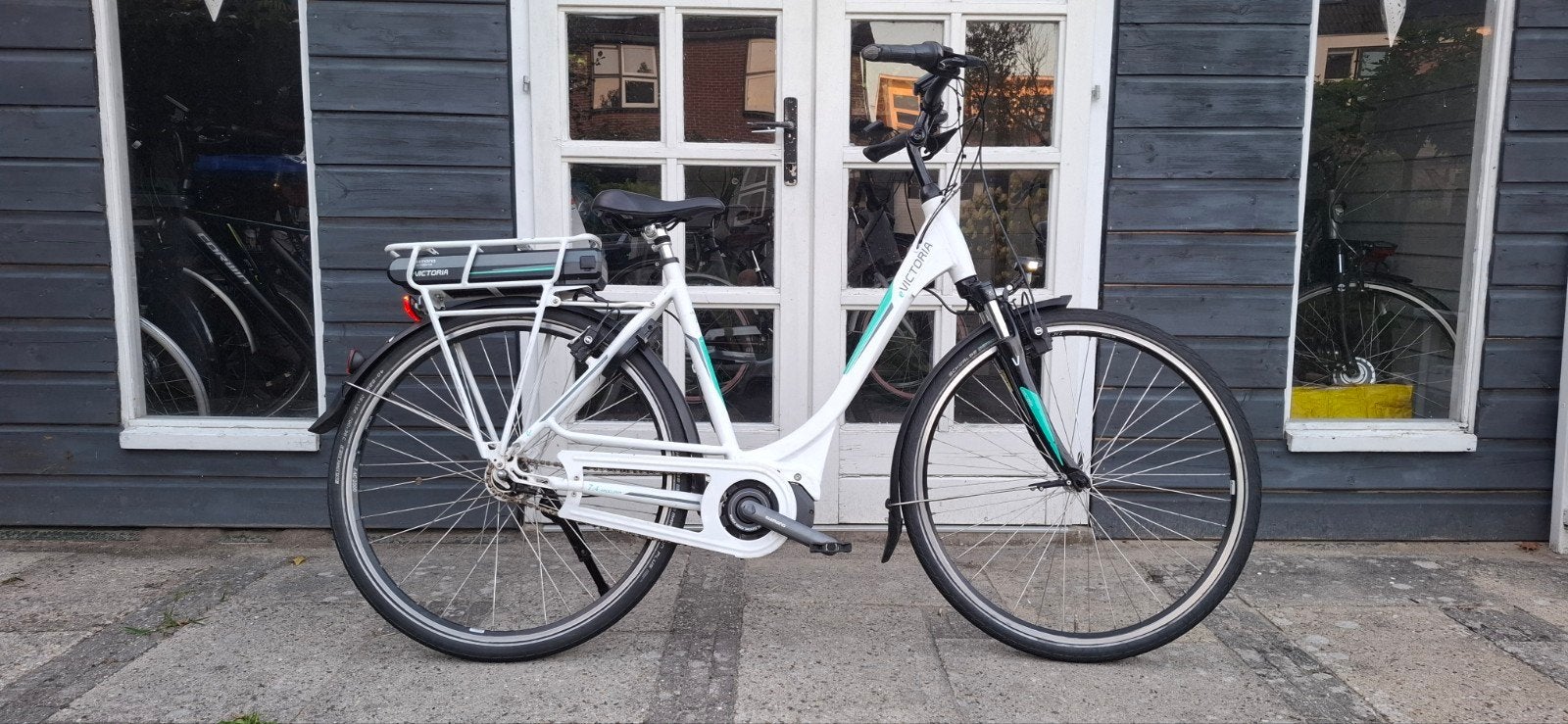 Victoria e Holland 7.4 elektrische damesfiets, Fietsen en Brommers, Minder dan 10 versnellingen, Gebruikt, Aluminium, Ophalen