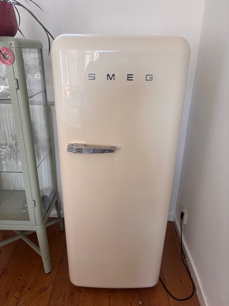 Smeg Koelkast, Ophalen, 200 liter of meer, 60 cm of meer, Zo goed als nieuw