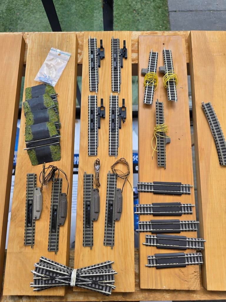 Diverse Fleischmann Piccolo rail accessoires nieuw, Verzamelen, Spoorwegen en Tramwegen, Ophalen, Nieuw, Trein, Overige typen