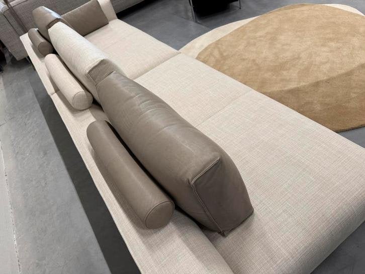Nieuw Design on Stock Aikon Lounge Hoekbank Senna Cream, Huis en Inrichting, 250 tot 300 cm, Hoekbank, Ophalen of Verzenden, 150 cm of meer
