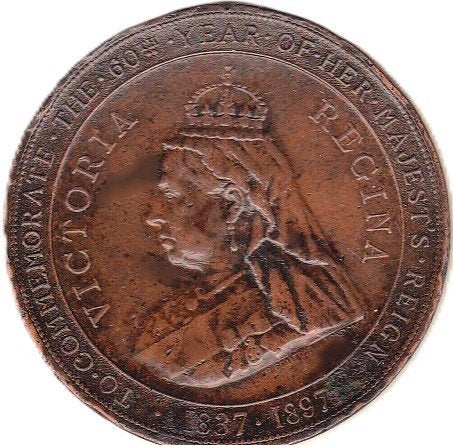 VICTORIA DIAMANTEN JUBILEUM 1897 TER HERDENKING 60 JAAR, Ophalen of Verzenden, Overige materialen