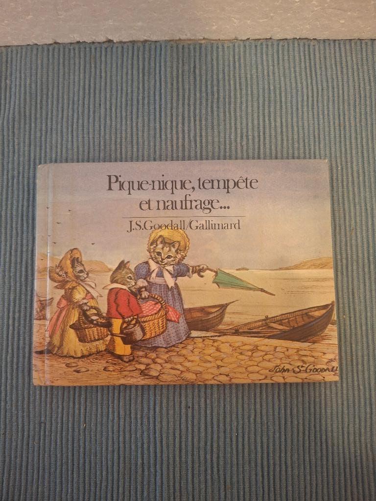 J S Goodall/Gallimard - Pique-nique - poezen avontuur - 1979, Gelezen, Ophalen of Verzenden, Fictie, J Goodall