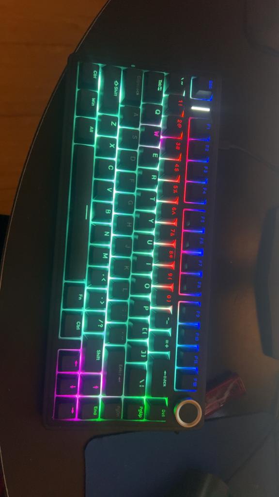 AULA F75 Bedraad Mechanisch Toetsenbord - Gaming RGB, Gaming toetsenbord, Ophalen of Verzenden, Zo goed als nieuw, Qwerty