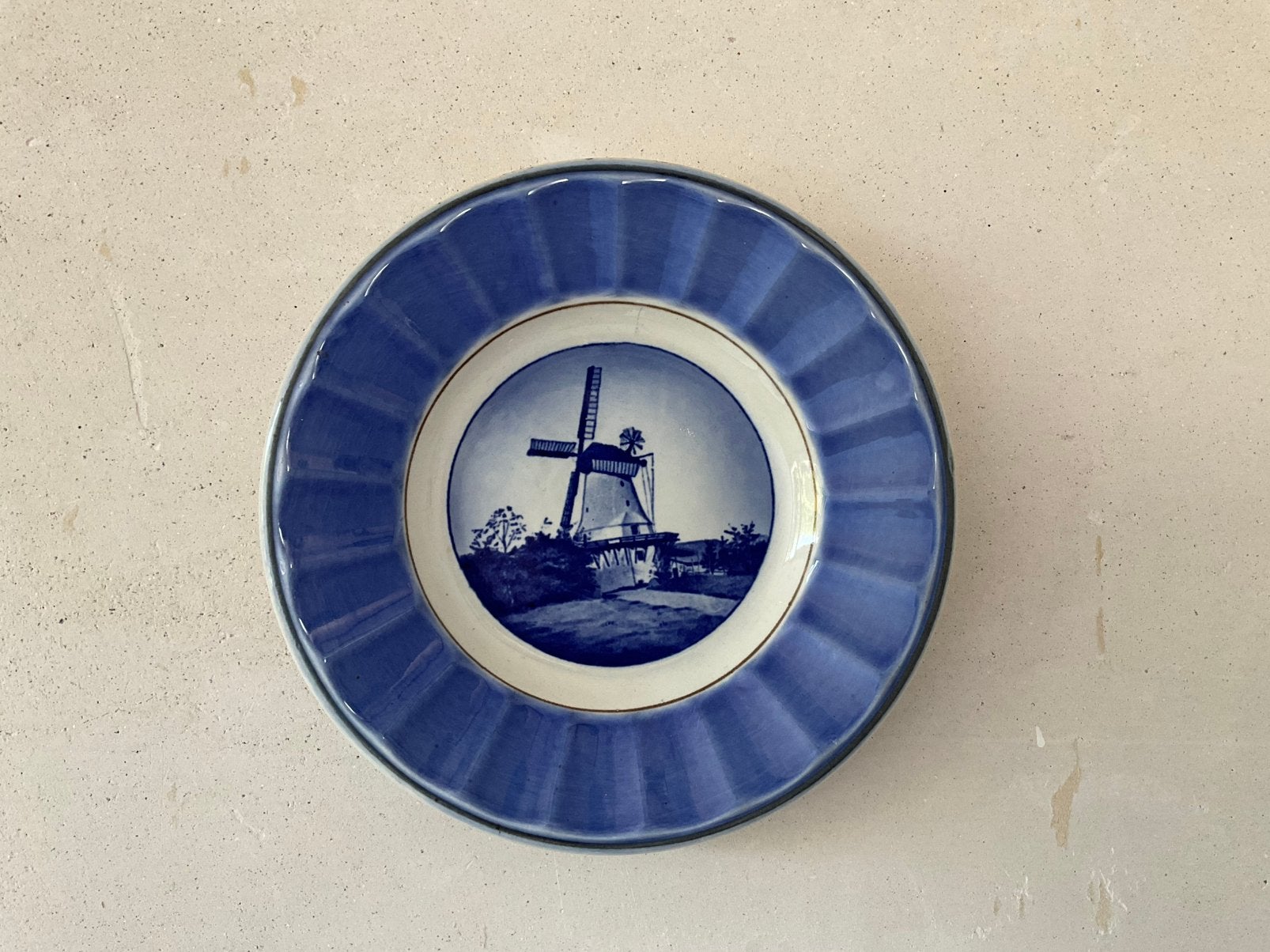 Royal Copenhagen Fajance wandbordje van de ”Dubbøl Mølle”, Ophalen