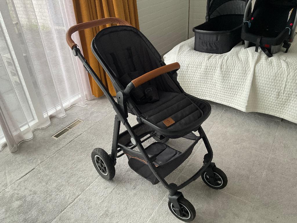 3 in 1 kinderwagen, Kinderen en Baby's, Kinderwagens en Combinaties, Gebruikt, Met autostoeltje, Combiwagen, Ophalen