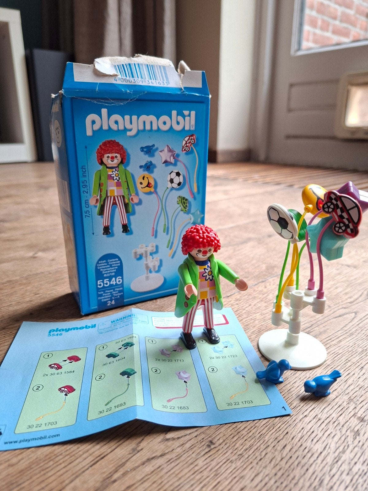 Playmobil Special Plus 5546 Clown met ballonnen, Complete set, Special plus, Ophalen of Verzenden, Zo goed als nieuw