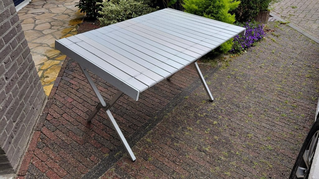 Aluminium kampeertafel oprolbaar, Ophalen, Campingtafel