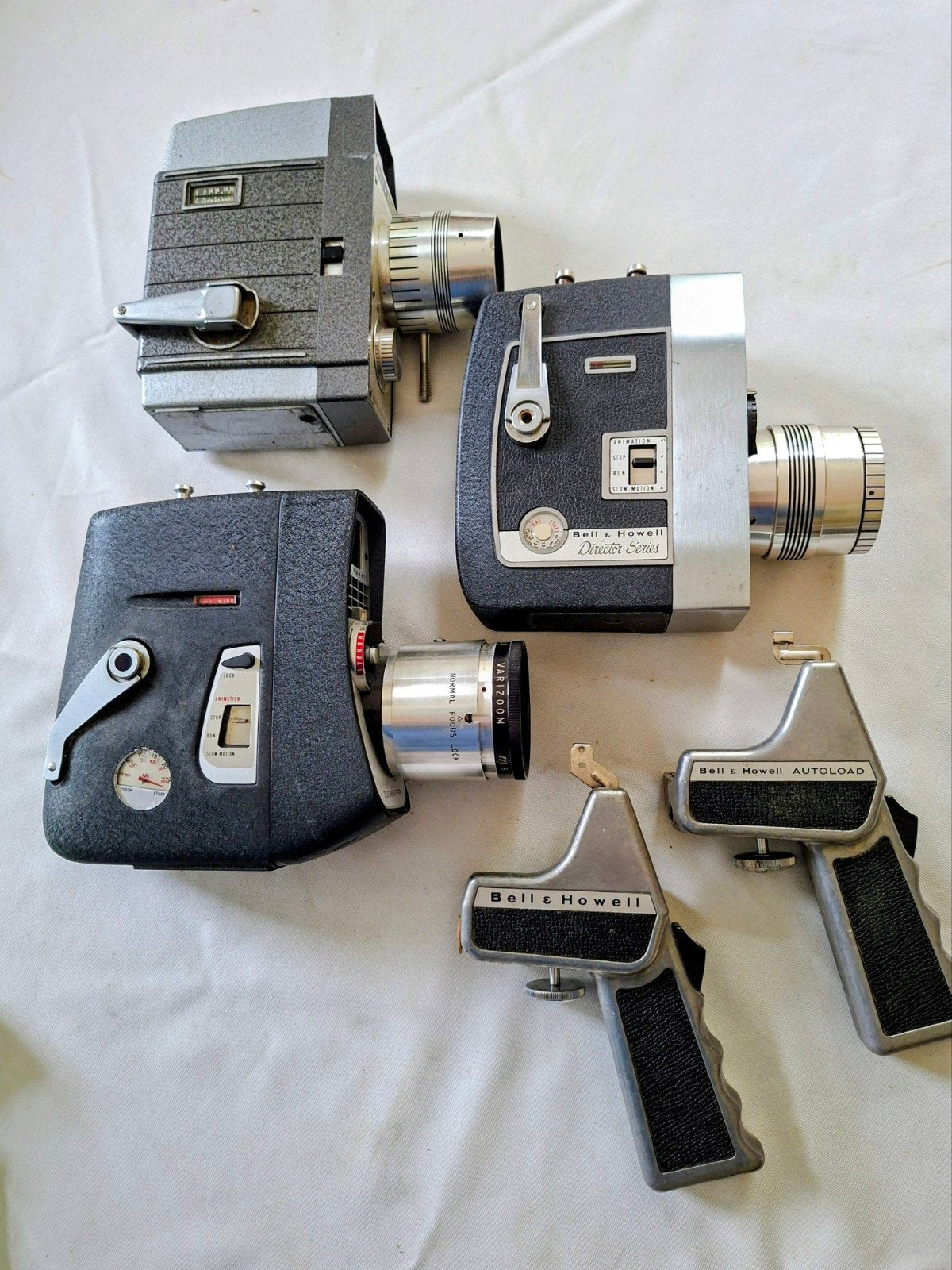 Te koop : 3 Bell  & Howell dubbel 8 filmcamera's, Ophalen of Verzenden, 35mm film