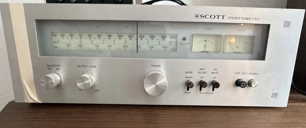 Scott stereo tuner T 527, Ophalen, Gebruikt, Analoog