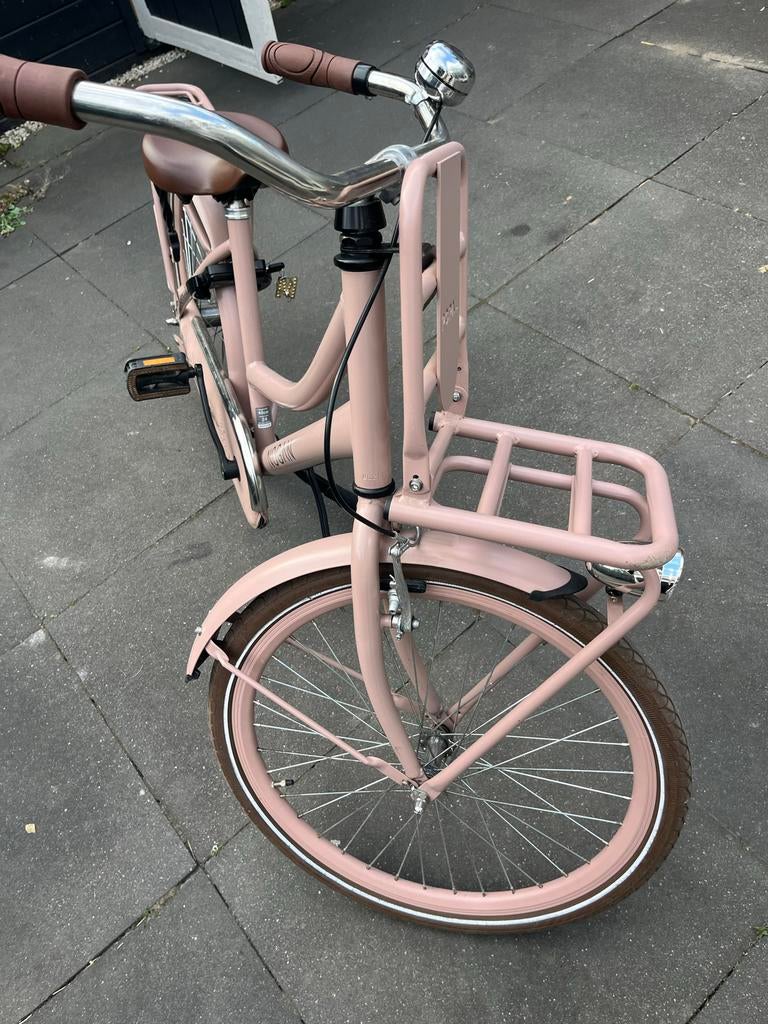 Popal meisjesfiets 24 inch - Roze, Fietsen en Brommers, Fietsen | Meisjes, Zo goed als nieuw, 24 inch, Ophalen of Verzenden