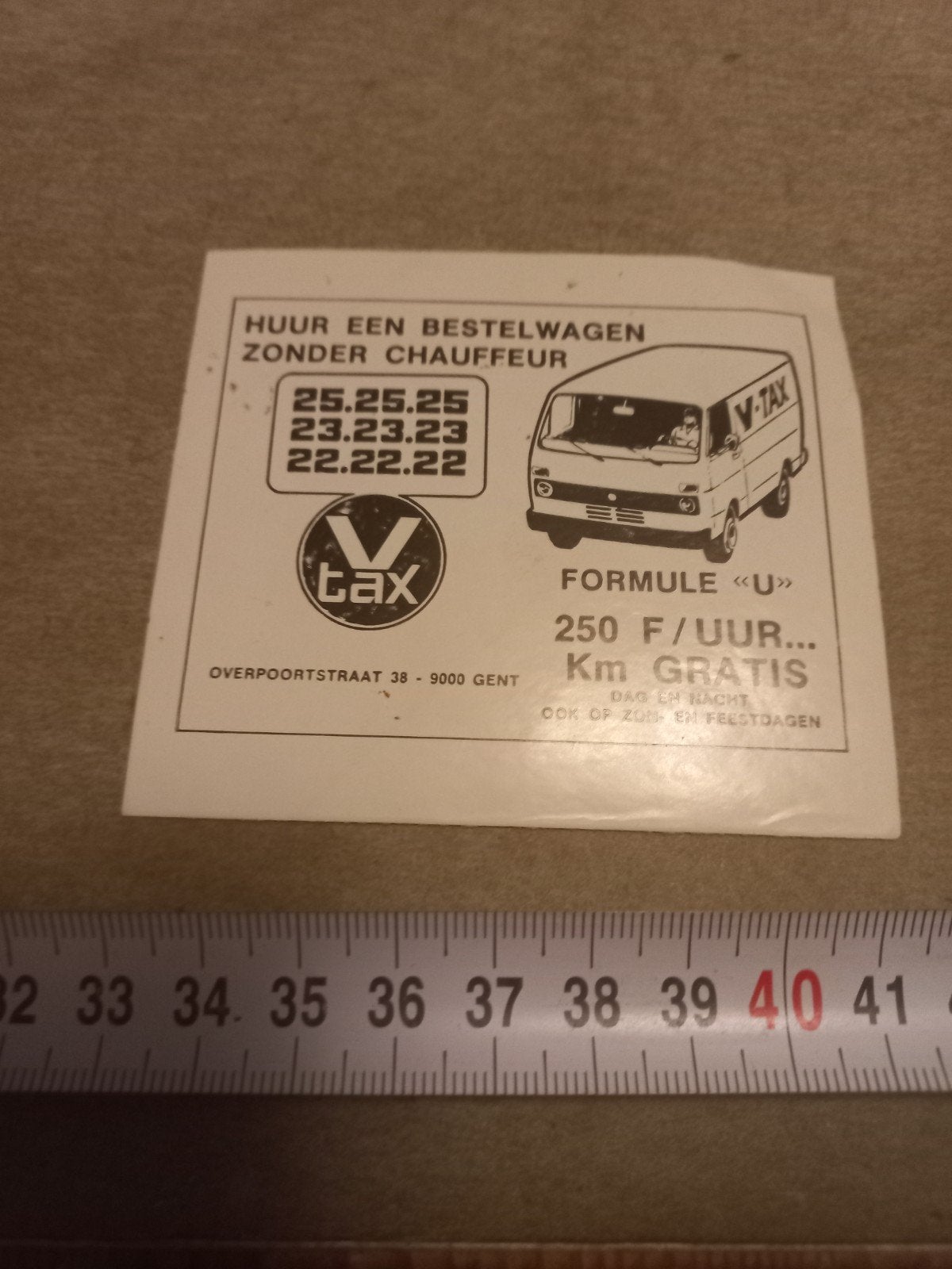 taxi vw bus verhuur gent, Ophalen of Verzenden, Zo goed als nieuw