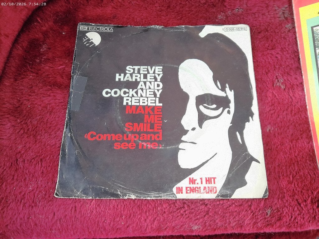 Steve Harley & Cockney Rebel - Make me smile, Gebruikt, Fotohoes, 7 inch, Ophalen of Verzenden