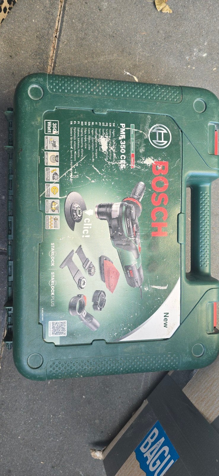 Bosch PMF 350 CES Multitool in koffer, Ophalen of Verzenden, Gebruikt, Multitool, Bosch