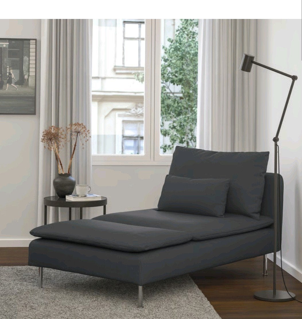 Söderhamn chaise lonque Fridtuna donkergrijs NIEUW+...., Ophalen of Verzenden, Nieuw, Eenpersoons, Minder dan 150 cm