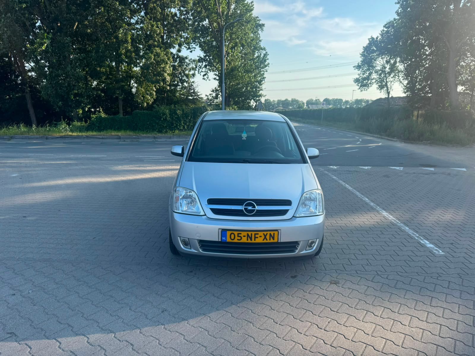 Opel Meriva 1.6 16V Easytronic 2003 Grijs, Airbags, 4 cilinders, 100 pk, Meriva
