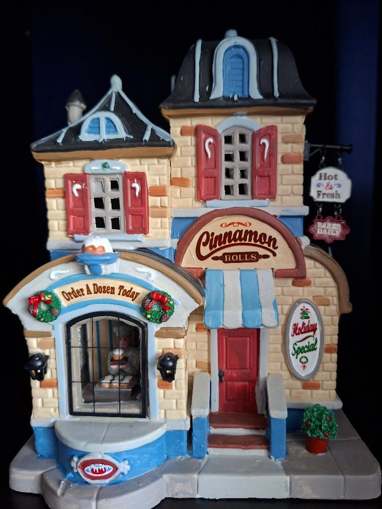 Lemax Cinnamon Roll Shop, Diversen, Kerst, Zo goed als nieuw, Ophalen of Verzenden