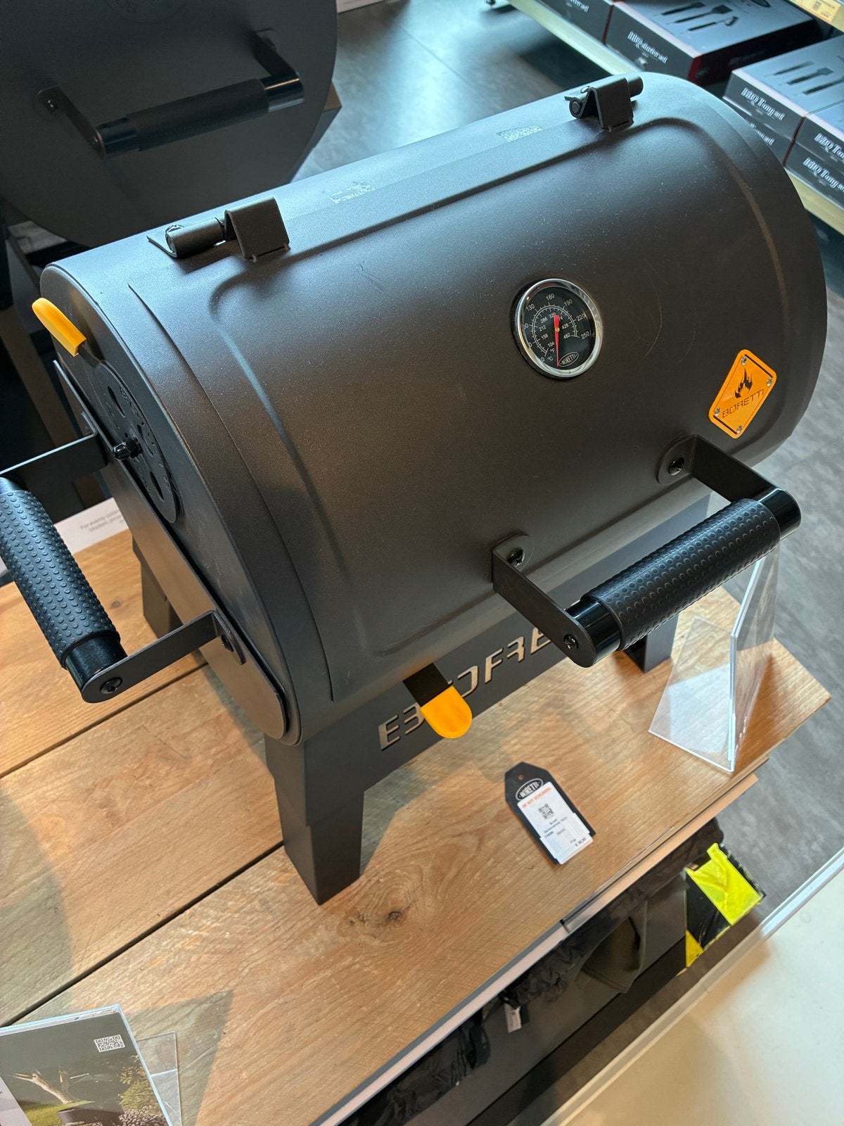 Boretti Terzo Houtskoolbarbecue - Compact en Krachtig, Tuin en Terras, Houtskoolbarbecues, Ophalen, Nieuw