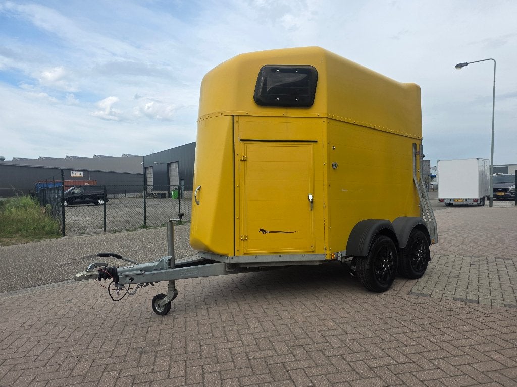 **BLIKVANGER**Aluminium 2 paards Bockmann Zadelkamer Aparts, Ophalen, Zo goed als nieuw, Aluminium, 2-paards trailer