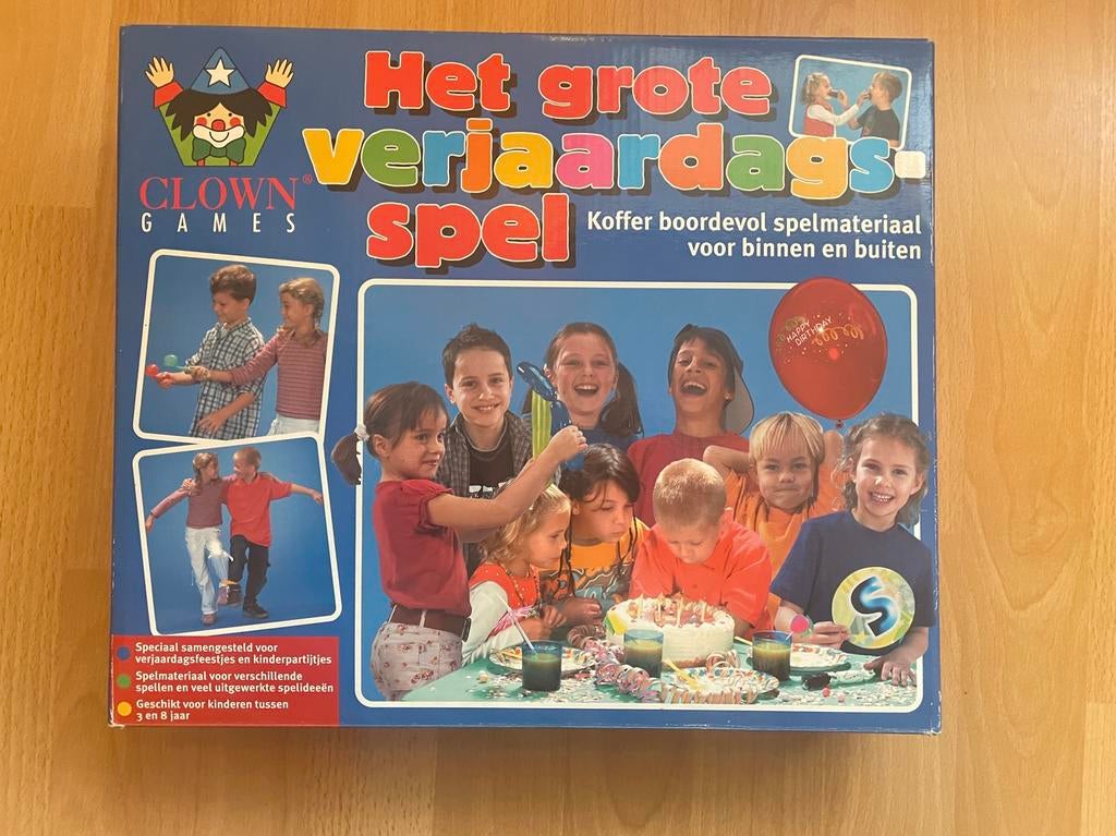 Het grote verjaardagsspel, Ophalen of Verzenden, Zo goed als nieuw